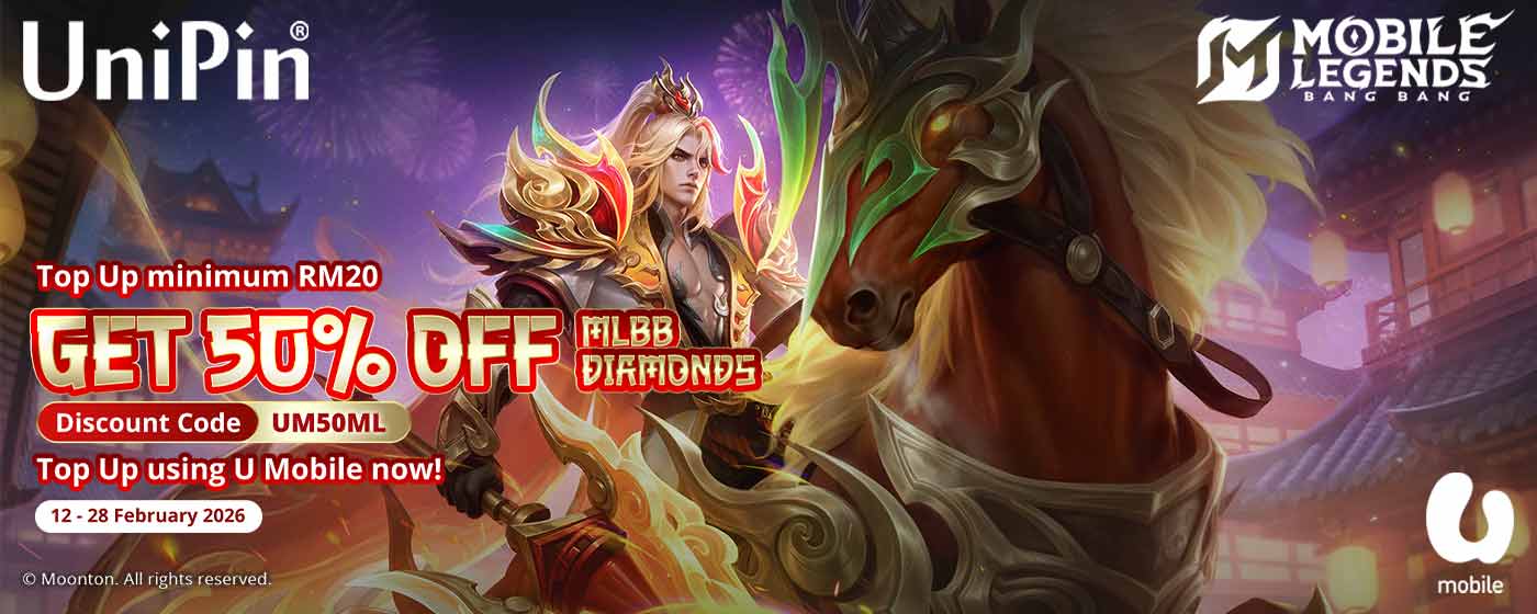 ⚡ Unlock 50% Savings on MLBB Top-Ups via U Mobile App!